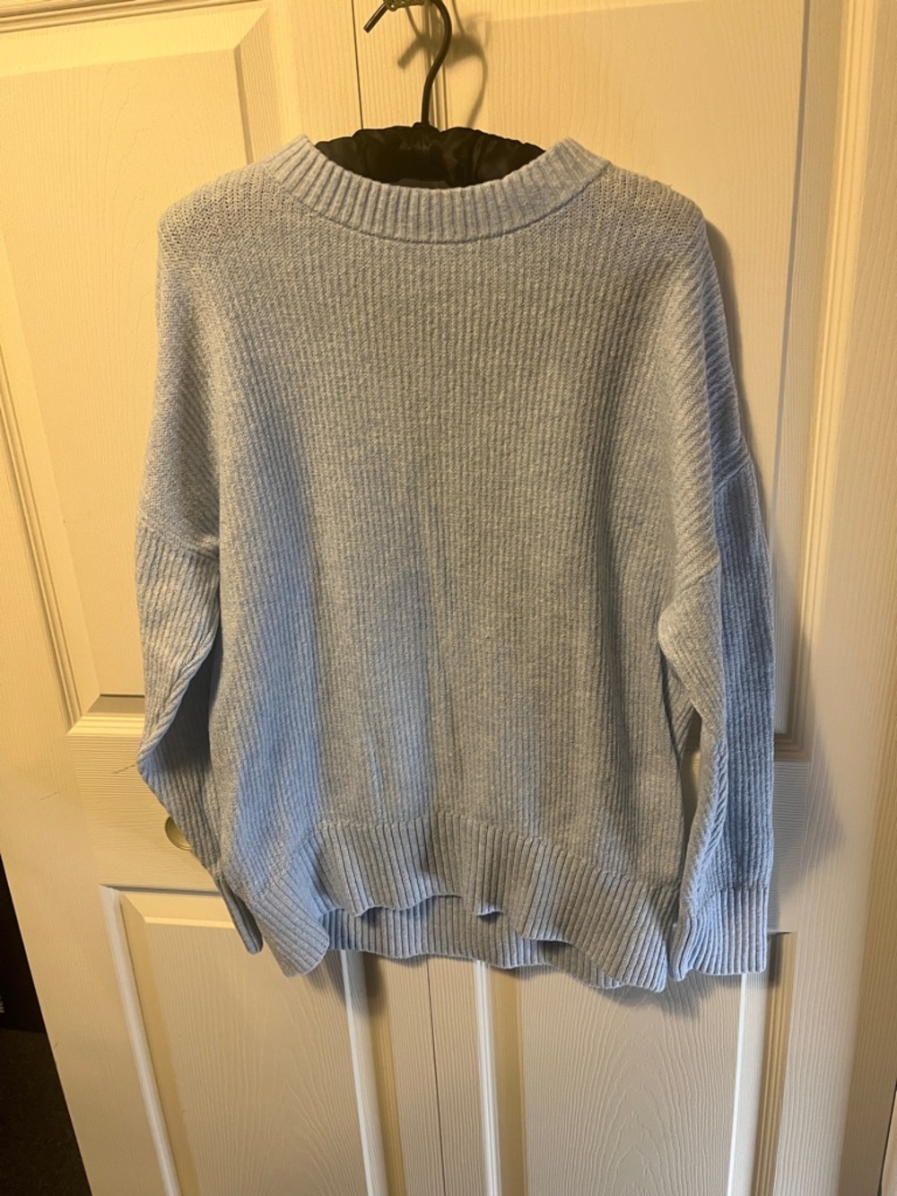 Old Navy Light Blue Ribbed Crewneck Sweater